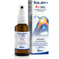 Traulen 4% Gel Diclofenac flacone con erogatore 25g