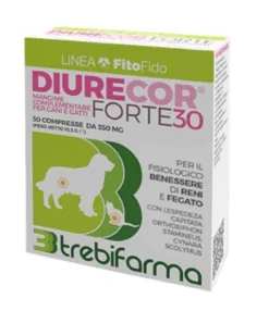 Trebifarma Diurecor Forte Mangime Complementare 30 compresse per cani e gatti