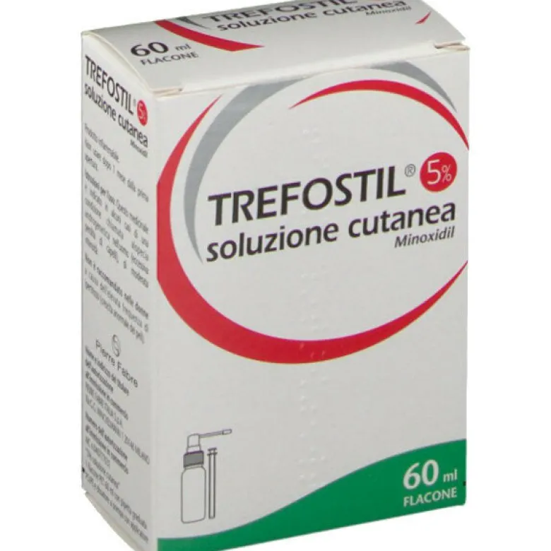 Trefostil 5% Minoxidil Alopecia soluzione cutanea 60ml
