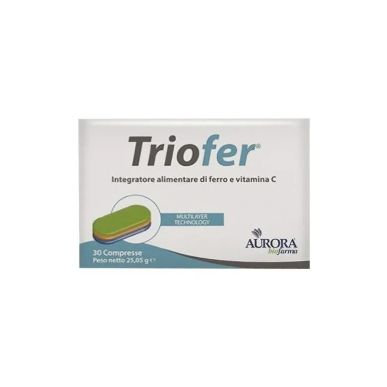 Triofer integratore di Vitamina C e Ferro 30 compresse