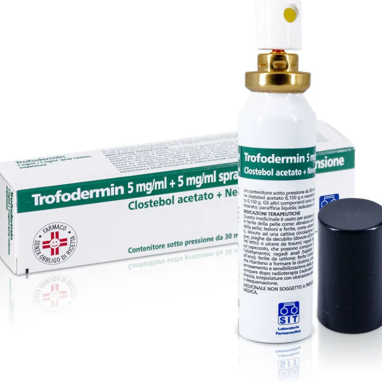 Trofodermin spray cutaneo 5%+5% 30ml