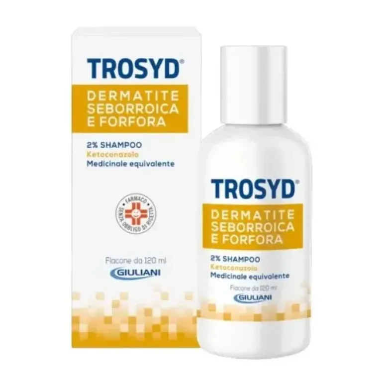 Trosyd Shampoo Dermatite Seborroica e Forfora 2% 120ml