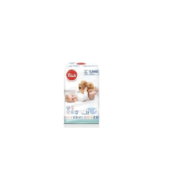 Trudi Baby Care Pannolini Bambini Extra Large 15/30kg 14 Pezzi