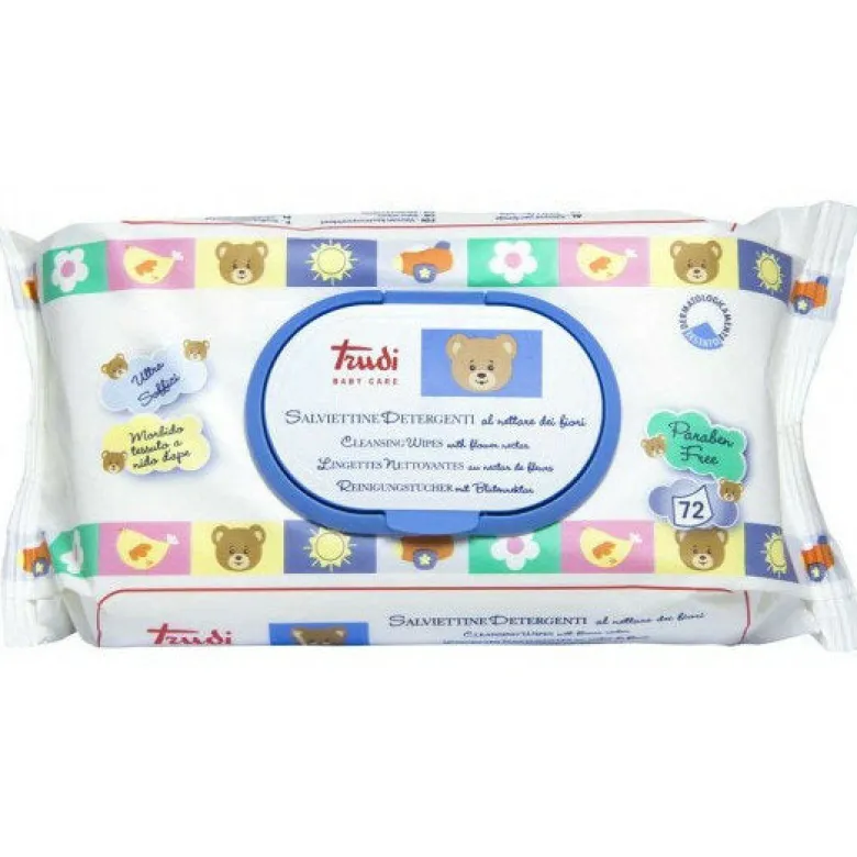 Trudi Baby Care Salviettine Detergenti - 72 pezzi