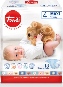 Trudy Baby Care 4 Maxi 7/18 kg 18 pannolini