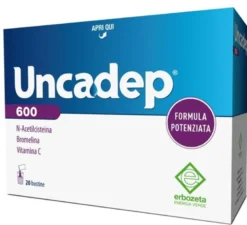 Uncadep 600 coadiuvante mucolitico 20 bustine Formula Potenziata