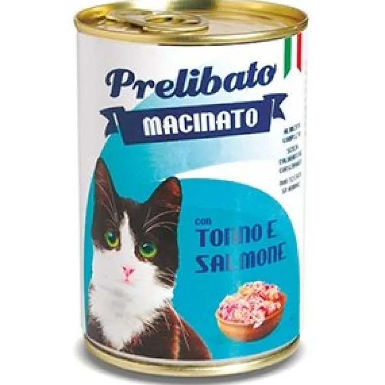 Unipro Gatto Prelibato Macinato Tonno e Salmone 400g
