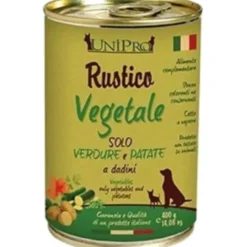 Unipro Rustico Cibo Umido Vegetale Per Cani Barattolo 400g