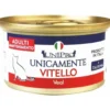 Unipro Unicamente Vitello Cibo Umido Gatti Adulti Barattolo 85g