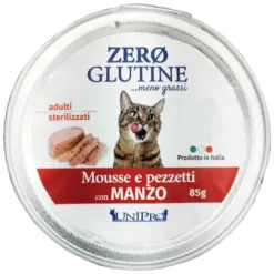 Unipro Zero Glutine Gatto Con Manzo 85g