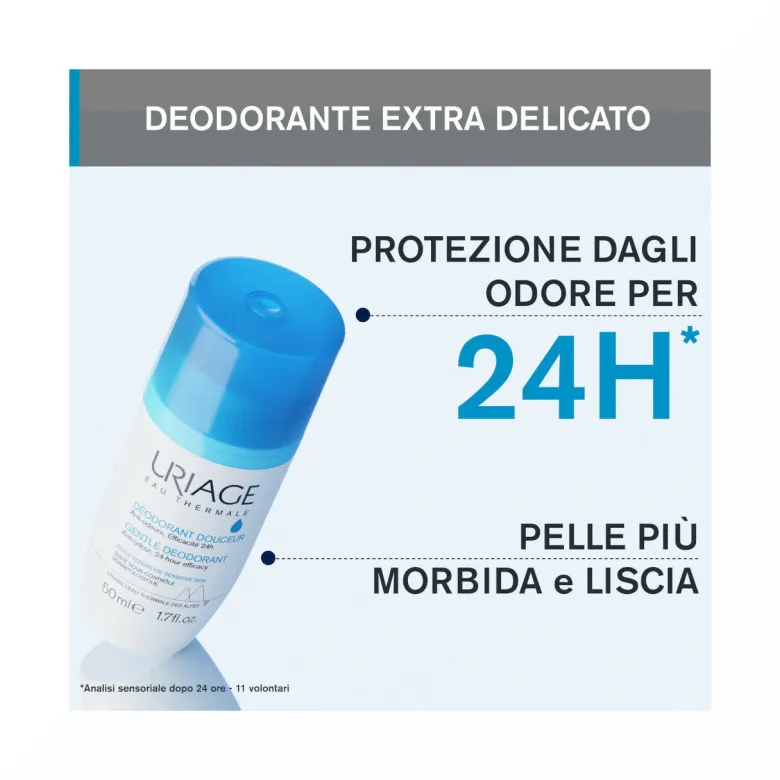 Uriage Deodorant Douceur deodorante per pelli sensibili efficacia 24h 50ml