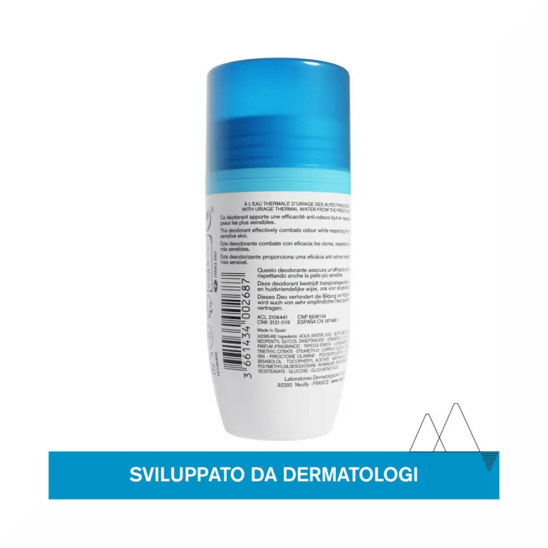 Uriage Deodorant Douceur deodorante per pelli sensibili efficacia 24h 50ml