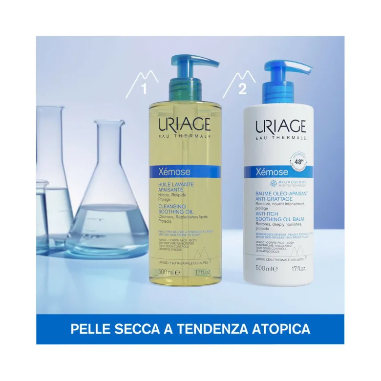 Uriage Xémose Balsamo-olio Lenitivo Anti-prurito 500ml