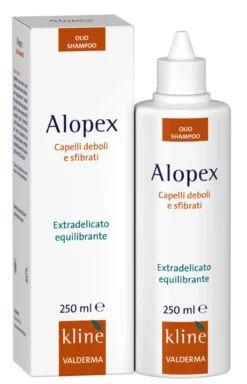 Valderma Alopex Olio Shampoo extra delicato per capelli deboli e sfibrati 250ml