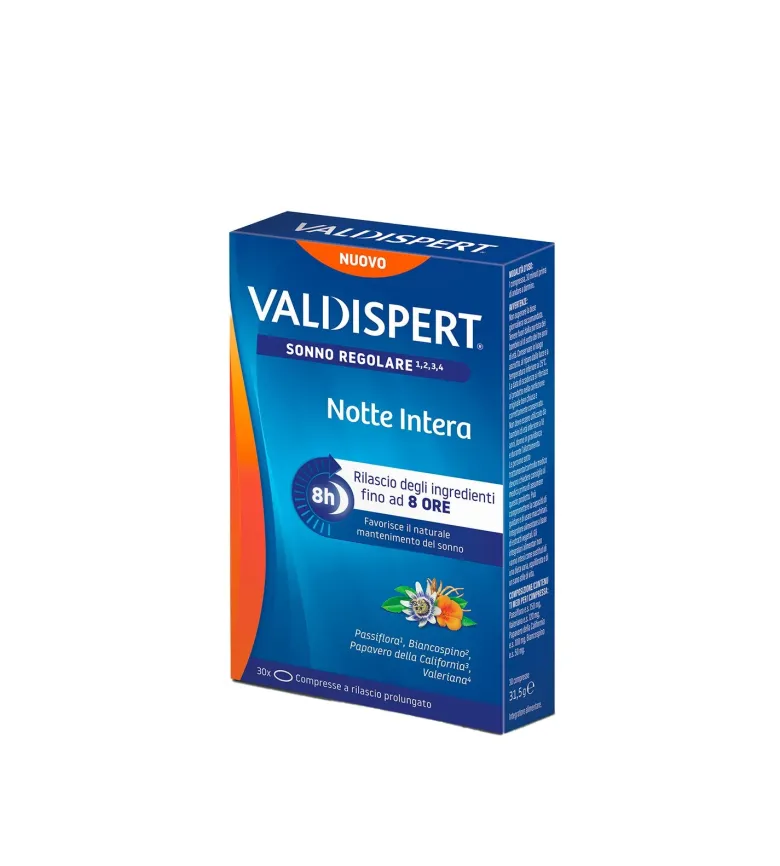 Valdispert Notte Intera 30 Compresse a Lento Rilascio