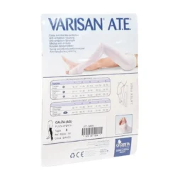 Varisan A.T.E. Calza anti-trombo-embolica punta aperta Taglia 5 Bianco