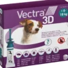Vectra 3D 3 Pipette Cani 4-10 Kg Verde - Antiparassitario Efficace