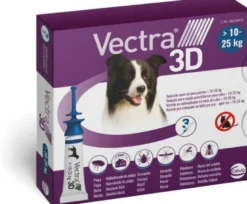 Vectra 3D Soluzione Antiparassitaria per cani da 10-25kg 3 Pipette blu