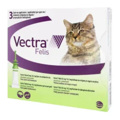 Vectra Felis Soluzione antiparassitaria Spot-on per gatti 3 pipette