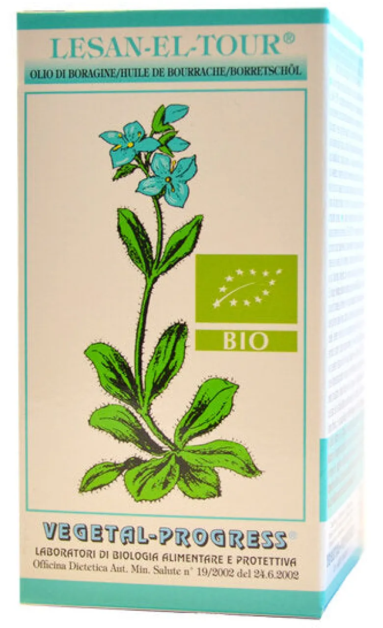 Vegetal Progress Lesan-El-Tour integratore di acidi grassi polinsaturi omega-6 50 capsule