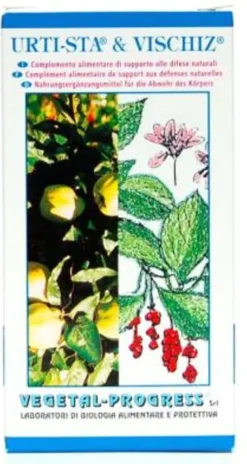 Vegetal Progress Urtista&Vischiz Per Le Naturali Difese Dell'organismo 80 Tavolette