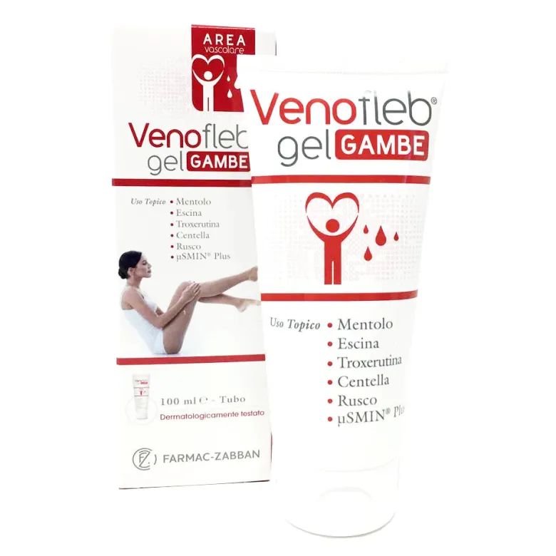 Venofleb Gel Gambe attenua la pesantezza di gambe e caviglie 100ml