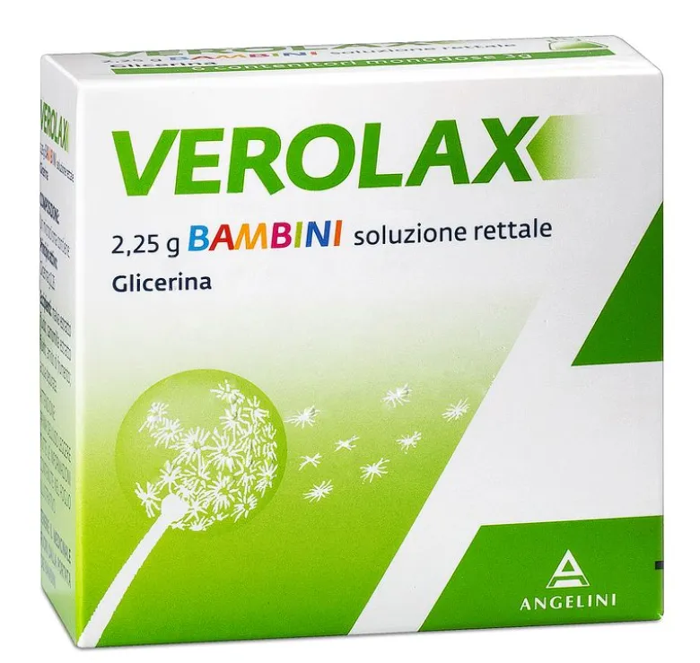 Verolax Bambini Soluzione Rettale 6 Clismi 2,25g