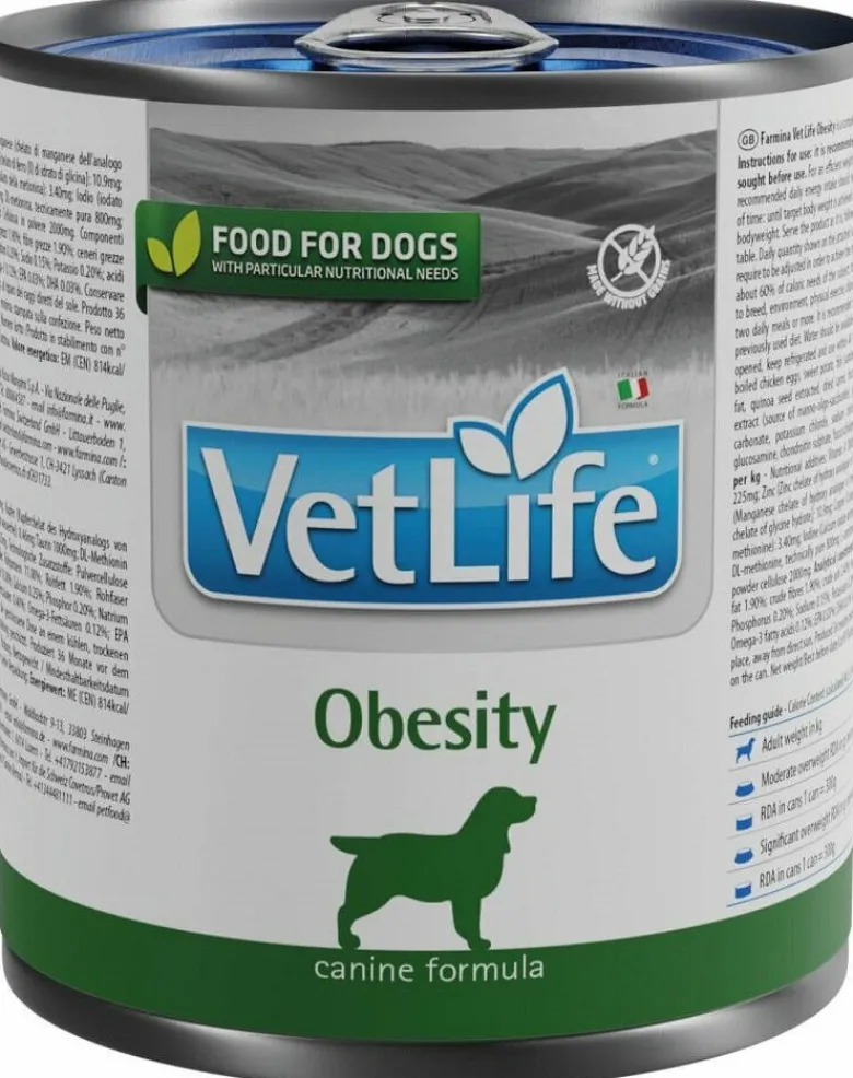 VET LIFE NAT DIET DOG OBES300G