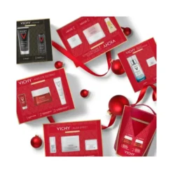 Vichy Cofanetto Regalo Natale Uomo Hydra Mag C Gel Doccia 200ml + Sensi Shave Schiuma da Barba 20ml