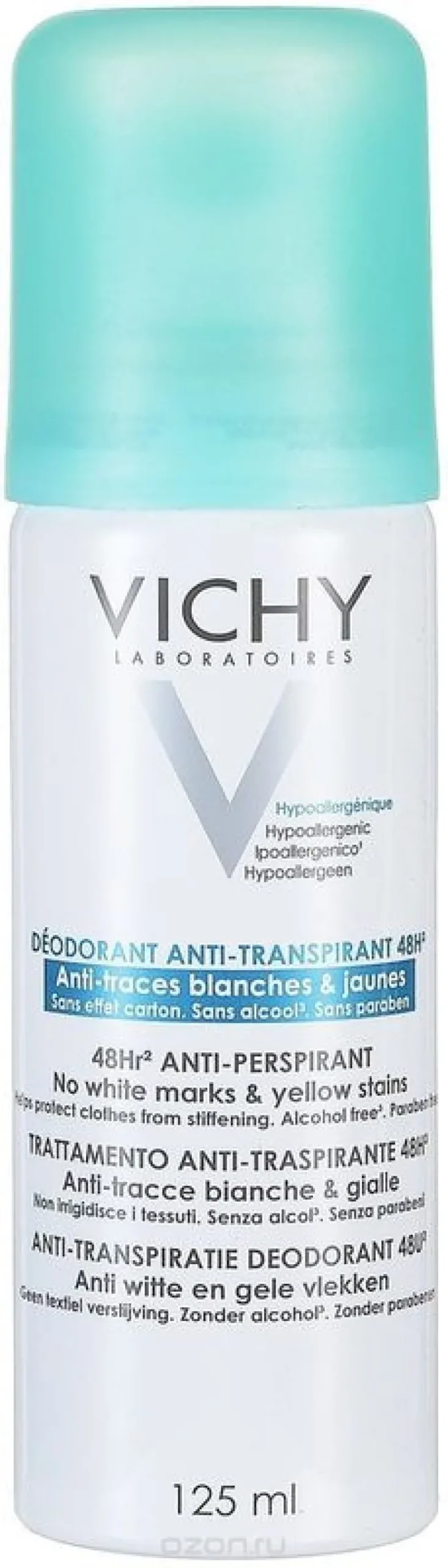 Vichy Deodorante Aerosol Antitraspirante 125 ml Efficace