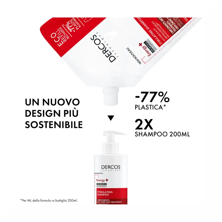 Vichy Dercos Shampoo Energizzante 400ml - Capelli Forti