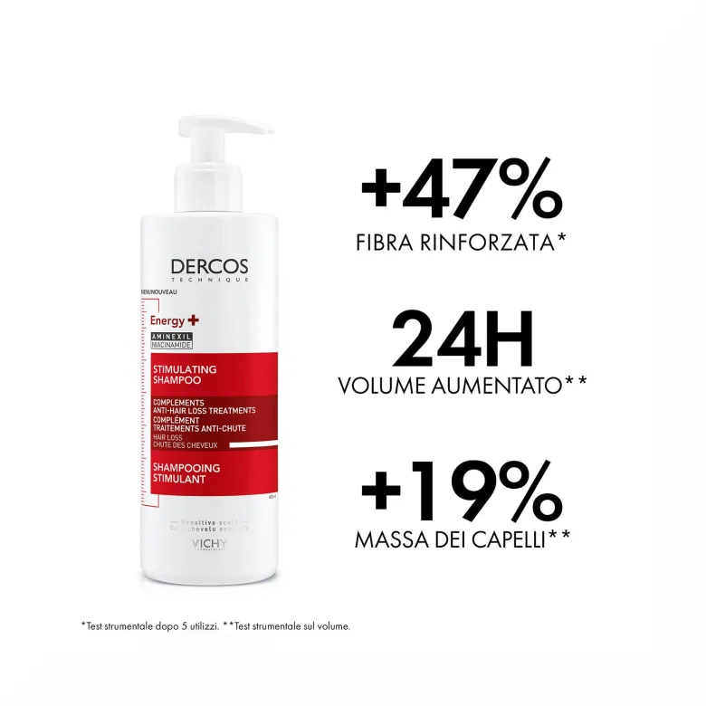 Vichy Dercos Shampoo Energizzante 400ml - Capelli Forti