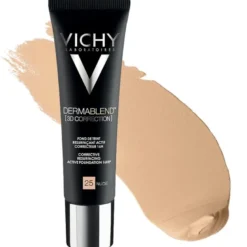 Vichy Dermablend 3D Fondotinta coprente per pelle grassa con imperfezioni tonalità 25 - 30 ml