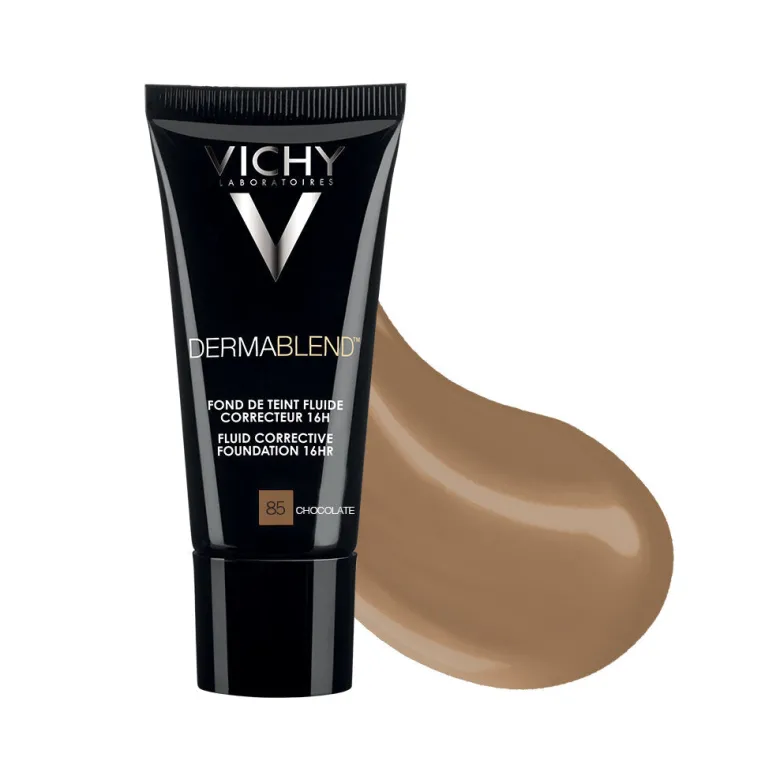 Vichy Dermablend Fondotinta fluido correttore 16H tonalità 85 Chocolate 30ml