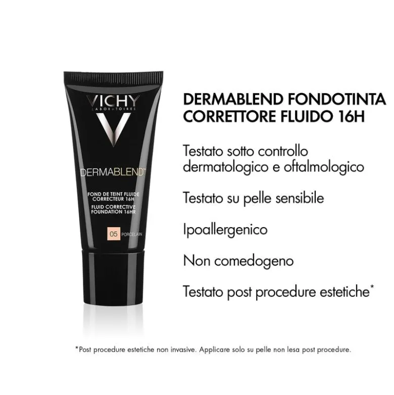 Vichy Dermablend SPF35 fondotinta fluido coprente tonalità 55 30ml