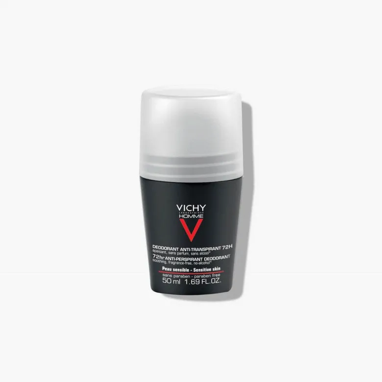 Vichy Homme Deodorante Roll-On Antitraspirante 72h 50ml