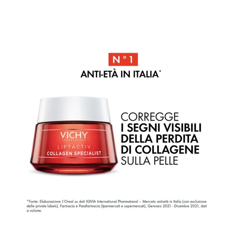 Vichy Liftactiv Collagen Specialist Crema Viso 50 ml Anti-Età
