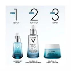 Vichy Mineral 89 Booster quotidiano fortificante e rimpolpante con acido ialuronico 75 ml