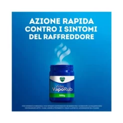 Vicks VapoRub Rimedio Per Raffreddore/Mal Di Gola/Tosse/Naso Chiuso Vasetto 100g