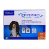 Virbac Effipro Spot-on 67mg Antiparassitario per cani taglia piccola 2-10kg 4 pipette