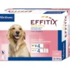Virbac Effitix 268mg/2400mg Soluzione Spot-on per cani 20-40kg 4 pipetta
