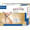 Virbac Effitix 26,8mg/240mg Soluzione Spot-on per cani 1,5-4kg 4 pipette