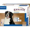 Virbac Effitix 402/3600mg Soluzione Spot-on per cani 40-60kg 4 pipette
