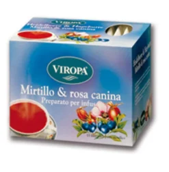 Viropa Mirtillo & Rosa canina infuso ai frutti 15 filtri