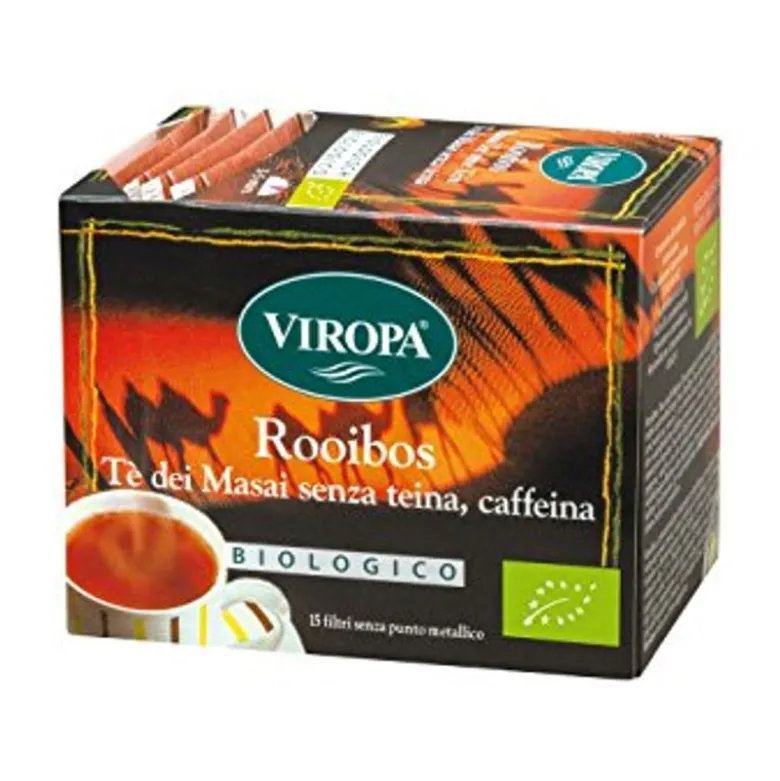 Viropa Rooibos Tè Dei Masai Senza Teina Biologico 15 Filtri