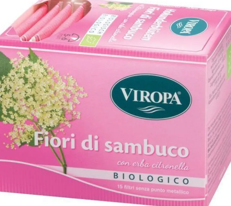 Viropa Tisana Fiori di Sambuco con Erba Citronella biologico 15 filtri
