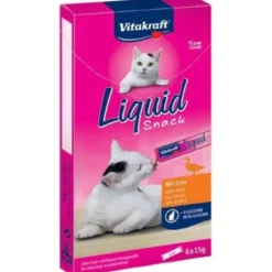 Vitakraft Liquid Snack Gusto Anatra Con Beta-Glucani Per Gatti Adulti Bustine 6x15g