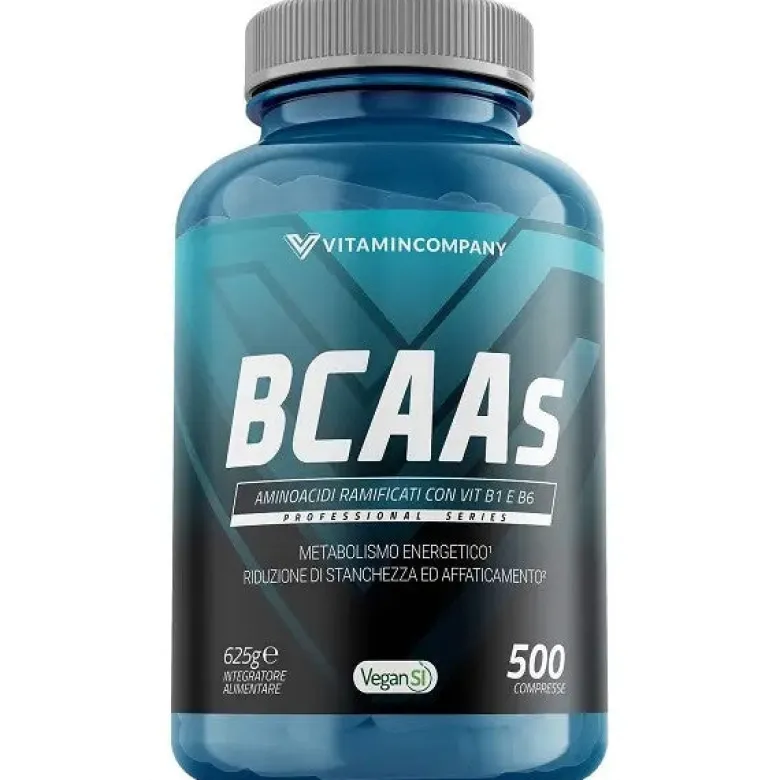 Vitamincompany New BCAAs Aminoacidi Ramificati 500 Compresse