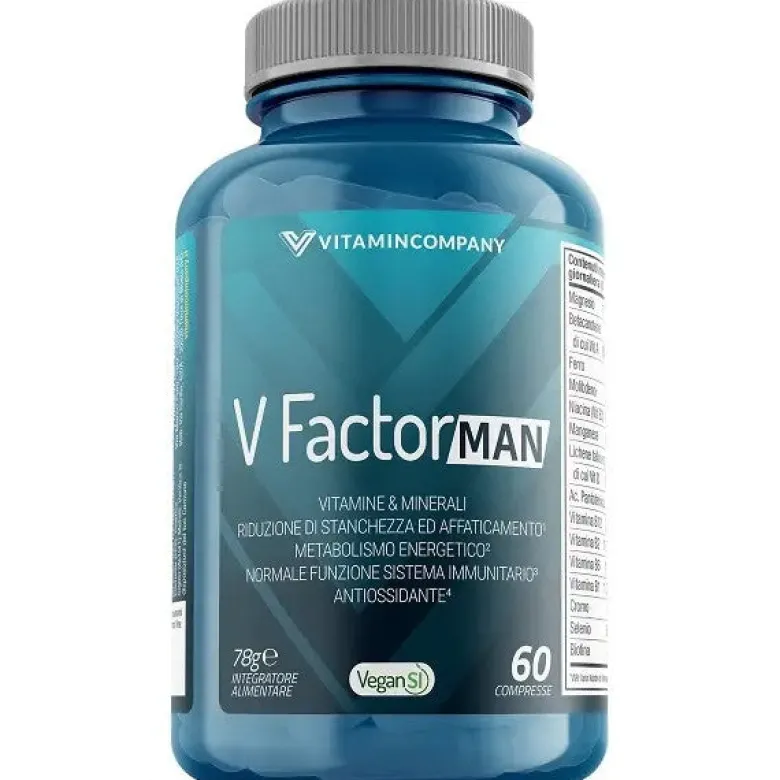 Vitamincompany New V-Factor Man 60 Compresse