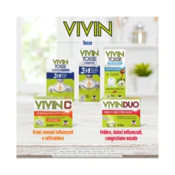 Vivin Tosse Complete 3in1 Pocket Tosse Secca Grassa Mal Di Gola 14 Stickpack